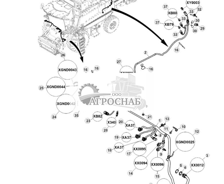 Жгут проводов контроллера, ProDrive™ - ST827750 92.jpg